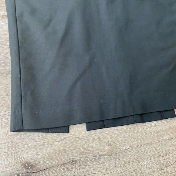 Gap Y2K Black Pencil Skirt Gapstretch Slits on Back SZ 4 - Picture 7 of 13